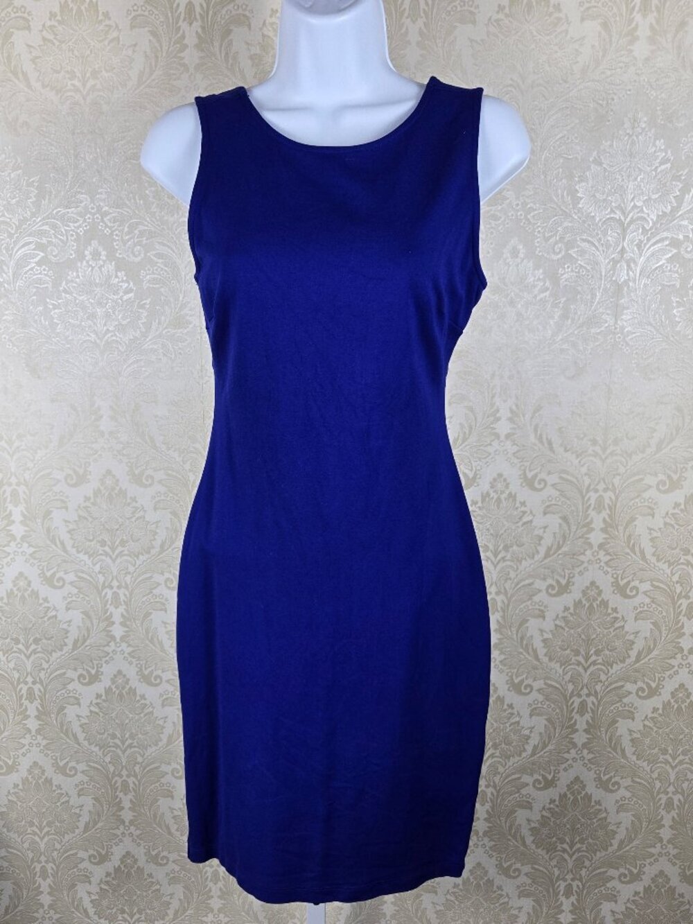 Lulus Size Small Royal Cobalt Blue Bodycon Sheath Dress Party Cocktail Flirty